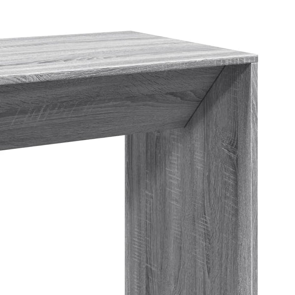 Baaripöytä harmaa Sonoma 102x50x103,5 cm tekninen puu
