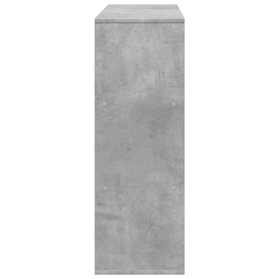 Kirjahylly/tilanjakaja betoninharmaa 100x33x94,5 cm