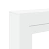 Takkakehys valkoinen 100x30x87,5 cm tekninen puu