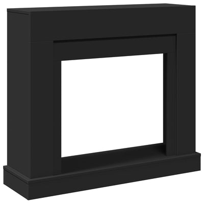Takan ympärys musta 100x30x87,5 cm tekninen puu