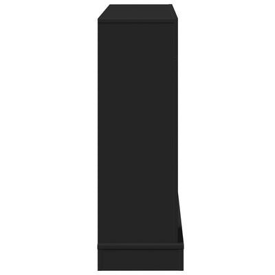 Takan ympärys musta 100x30x87,5 cm tekninen puu