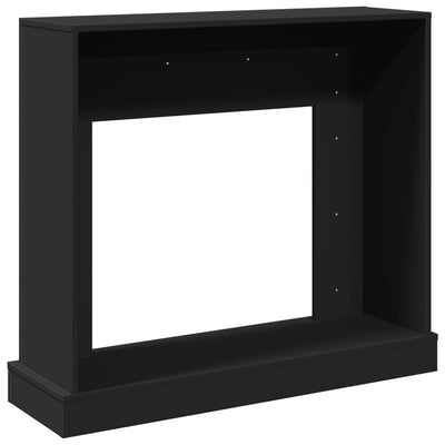 Takan ympärys musta 100x30x87,5 cm tekninen puu