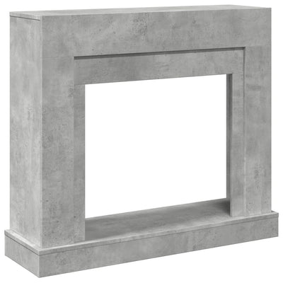 Takkareunus betoninharmaa 100x30x87,5 cm tekninen puu