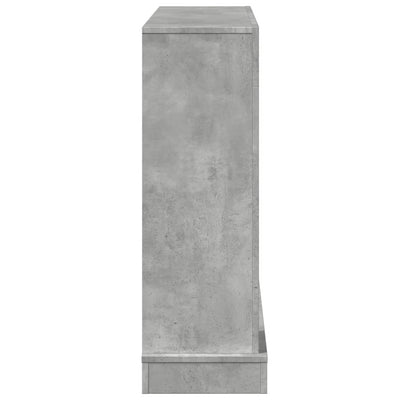 Takkareunus betoninharmaa 100x30x87,5 cm tekninen puu