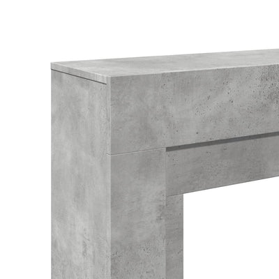 Takkareunus betoninharmaa 100x30x87,5 cm tekninen puu