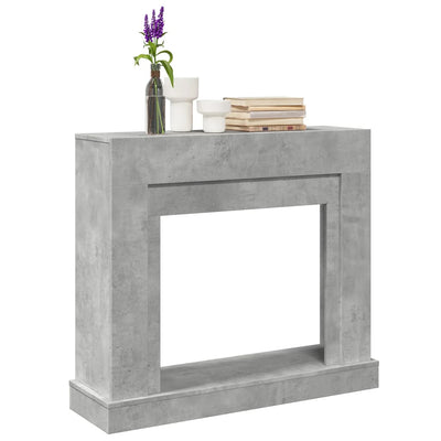 Takkareunus betoninharmaa 100x30x87,5 cm tekninen puu