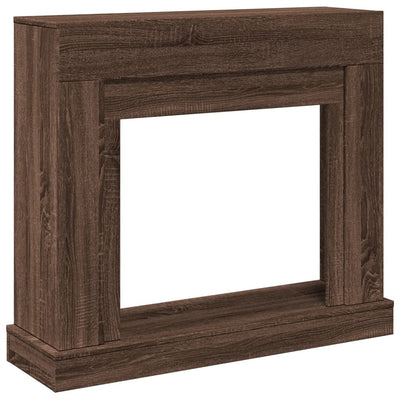 Takan ympärys ruskea tammi 100x30x87,5 cm tekninen puu