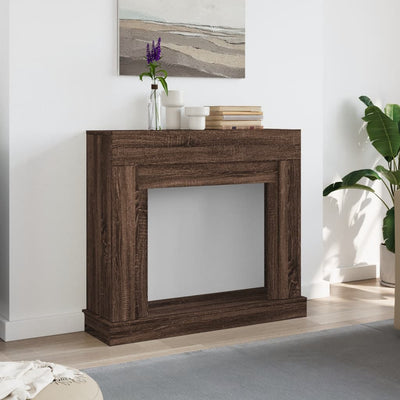 Takan ympärys ruskea tammi 100x30x87,5 cm tekninen puu