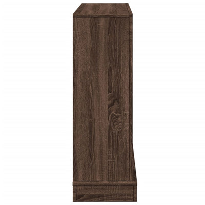 Takan ympärys ruskea tammi 100x30x87,5 cm tekninen puu