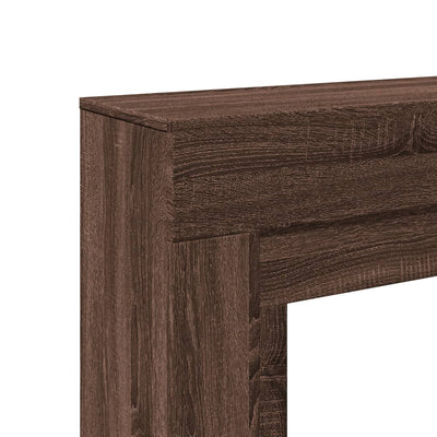 Takan ympärys ruskea tammi 100x30x87,5 cm tekninen puu