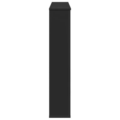Takan ympärys musta 100x20x100 cm tekninen puu