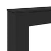 Takan ympärys musta 100x20x100 cm tekninen puu
