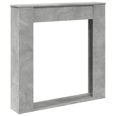 Takkareunus betoninharmaa 100x20x100 cm tekninen puu