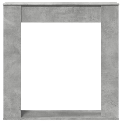 Takkareunus betoninharmaa 100x20x100 cm tekninen puu