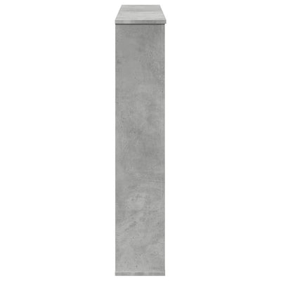 Takkareunus betoninharmaa 100x20x100 cm tekninen puu