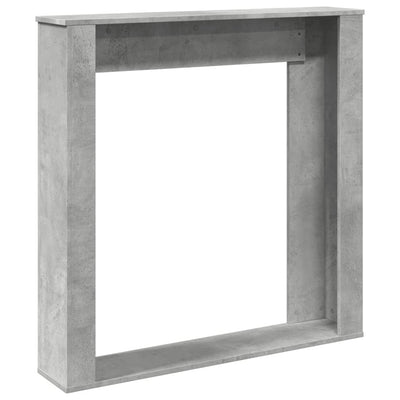Takkareunus betoninharmaa 100x20x100 cm tekninen puu