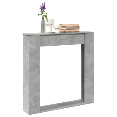 Takkareunus betoninharmaa 100x20x100 cm tekninen puu