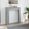 Takan ympärys harmaa Sonoma 100x20x100 cm tekninen puu