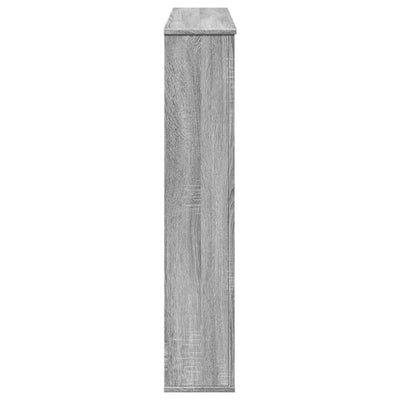Takan ympärys harmaa Sonoma 100x20x100 cm tekninen puu