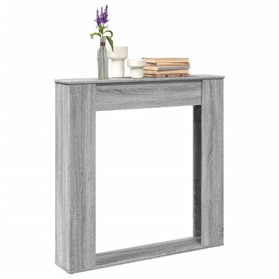 Takan ympärys harmaa Sonoma 100x20x100 cm tekninen puu