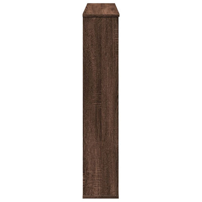 Takan ympärys ruskea tammi 100x20x100 cm tekninen puu