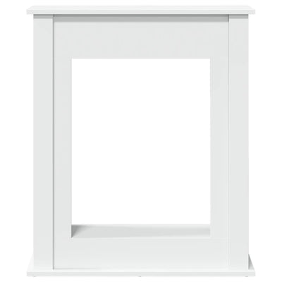 Takkakehys valkoinen 75x20x87,5 cm tekninen puu