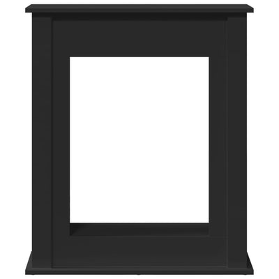 Takkakehys musta 75x20x87,5 cm tekninen puu