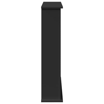 Takkakehys musta 75x20x87,5 cm tekninen puu