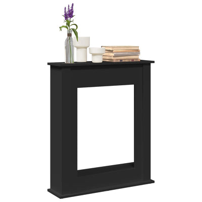 Musta takkakehys Soren 75x20x87,5cm (puinen)