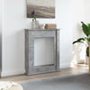 Takkakehys betoninharmaa 75x20x87,5 cm tekninen puu