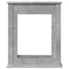 Takkakehys betoninharmaa 75x20x87,5 cm tekninen puu