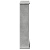 Takkakehys betoninharmaa 75x20x87,5 cm tekninen puu