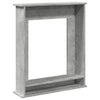 Takkakehys betoninharmaa 75x20x87,5 cm tekninen puu
