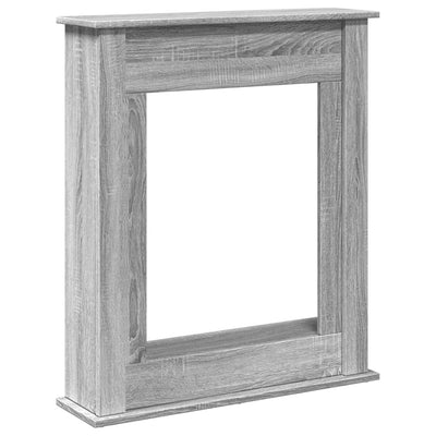 Takkakehys harmaa Sonoma 75x20x87,5 cm tekninen puu