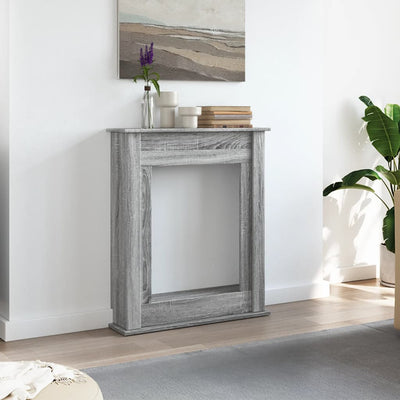Takkakehys harmaa Sonoma 75x20x87,5 cm tekninen puu