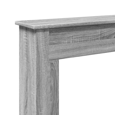 Takkakehys harmaa Sonoma 75x20x87,5 cm tekninen puu