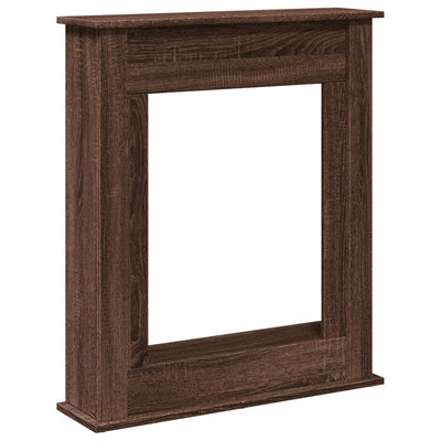 Takkakehys ruskea tammi 75x20x87,5 cm tekninen puu