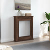 Takkakehys ruskea tammi 75x20x87,5 cm tekninen puu