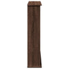 Takkakehys ruskea tammi 75x20x87,5 cm tekninen puu