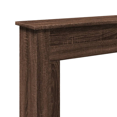 Takkakehys ruskea tammi 75x20x87,5 cm tekninen puu