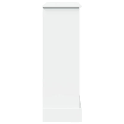 Takkakehys valkoinen 90x30x90 cm tekninen puu