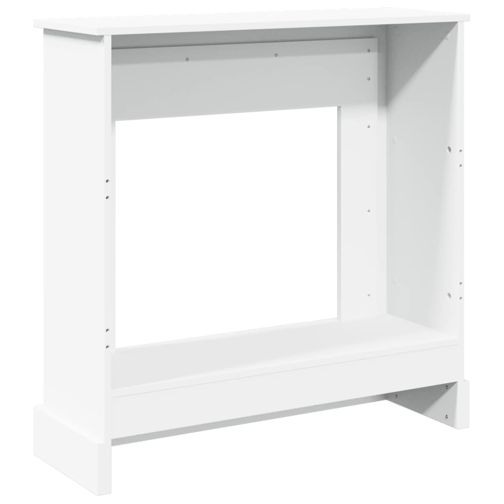 Takkakehys valkoinen 90x30x90 cm tekninen puu