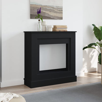 Takkakehys musta 90x30x90 cm tekninen puu