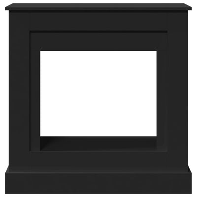 Musta takkakehys Trei 90x30x90cm (puinen)