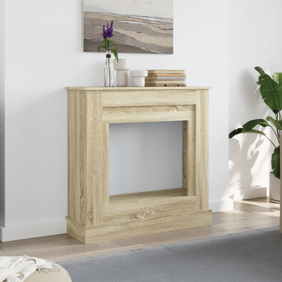 Takkakehys Sonoma-tammi 90x30x90 cm tekninen puu