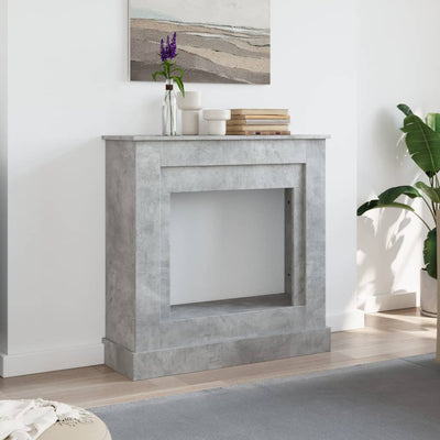Takkakehys betoninharmaa 90x30x90 cm tekninen puu