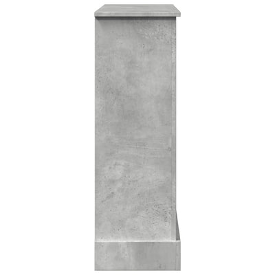 Takkakehys betoninharmaa 90x30x90 cm tekninen puu