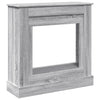 Takkareunus harmaa Sonoma 90x30x90 cm tekninen puu