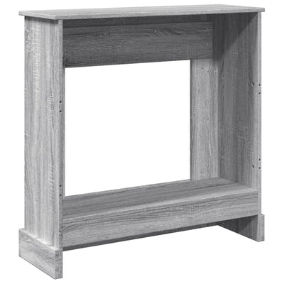 Takkareunus harmaa Sonoma 90x30x90 cm tekninen puu