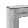 Takkareunus harmaa Sonoma 90x30x90 cm tekninen puu
